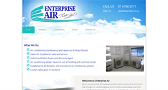 Desktop Screenshot of enterpriseair.com.au