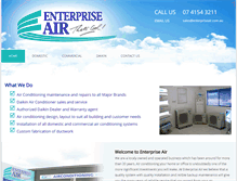 Tablet Screenshot of enterpriseair.com.au